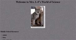 Desktop Screenshot of mrsscienceteacher.com
